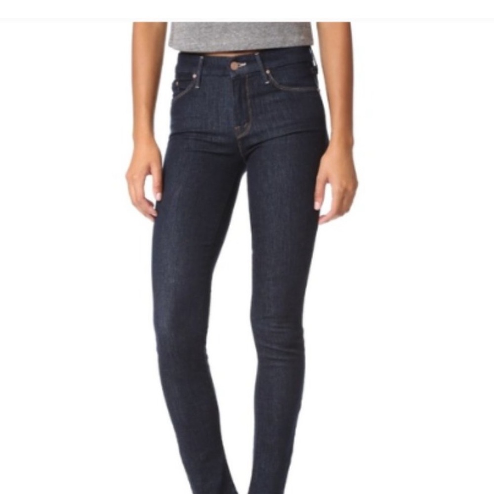Mother Denim jeans style The Looker, To Good To Be True rinse.